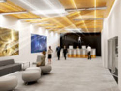 Artists rendering of Flashpoint's lobby